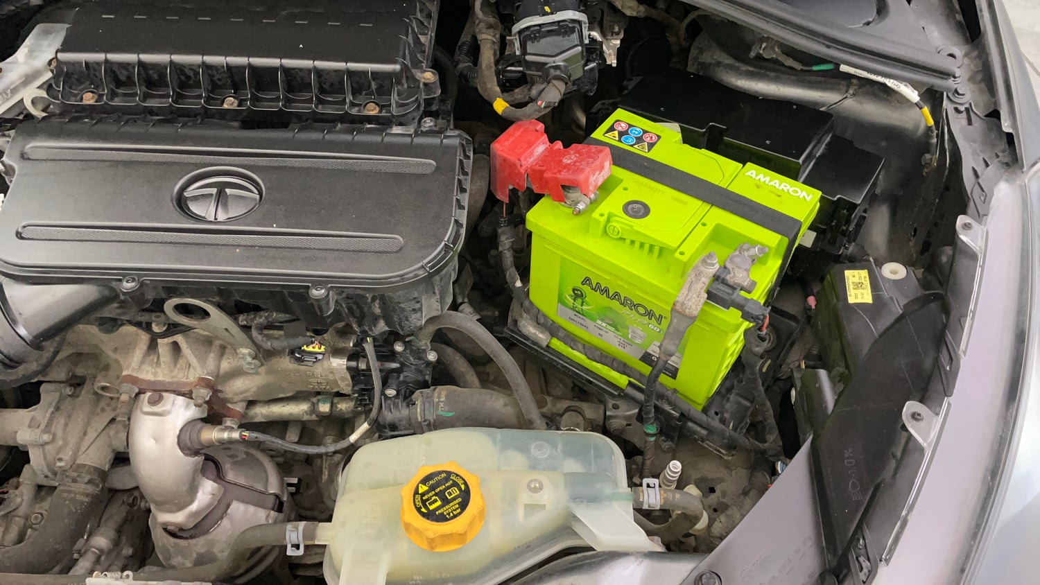 Used 2023 Tata Tiago XT (O) Petrol Manual engine ENGINE LEFT SIDE VIEW