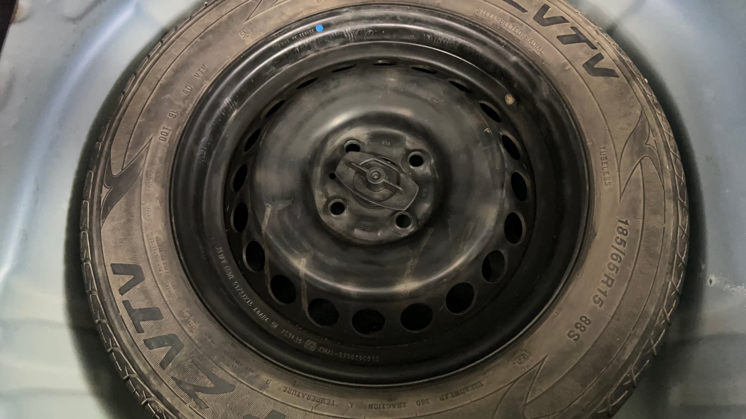 Used 2019 Maruti Suzuki Baleno Delta Petrol Manual tyres SPARE TYRE VIEW