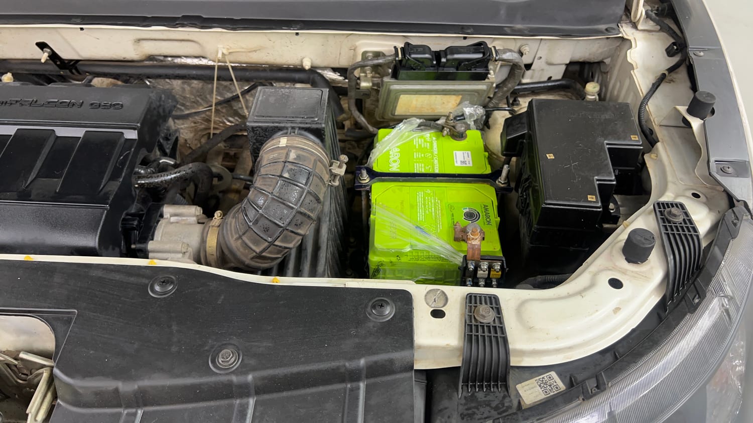 Used 2016 Mahindra KUV100 K8 6 STR Petrol Manual engine ENGINE LEFT SIDE VIEW