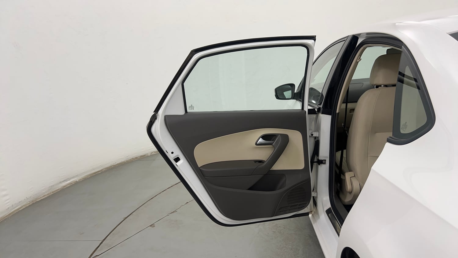 Used 2014 Volkswagen Vento Highline Petrol Petrol Manual interior LEFT REAR DOOR OPEN VIEW