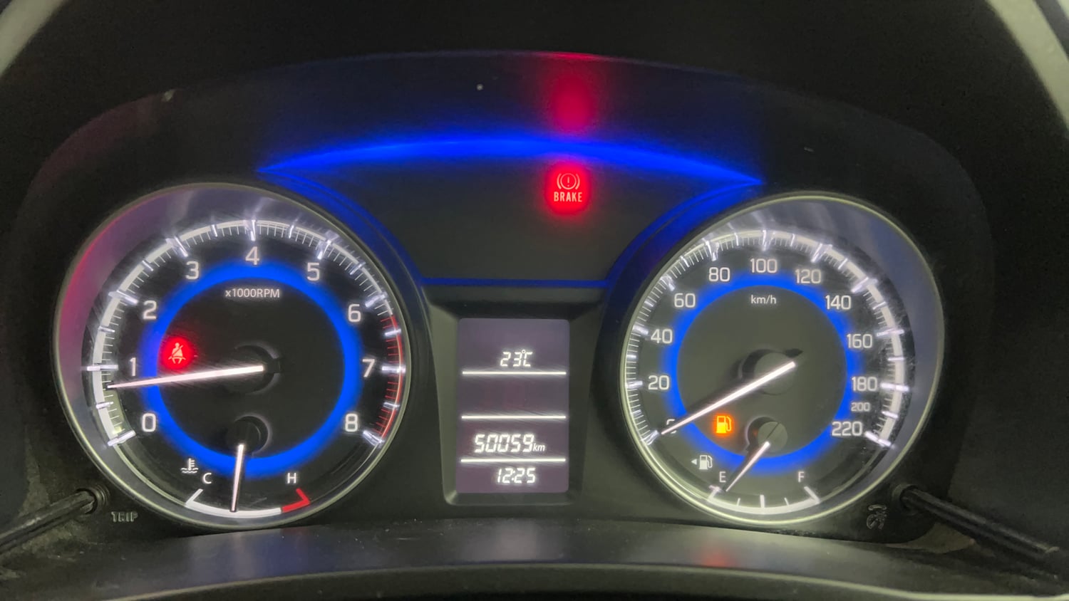 Used 2019 Maruti Suzuki Baleno Delta Petrol Manual interior CLUSTERMETER VIEW