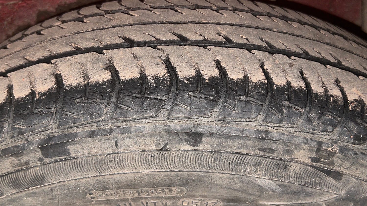 Used 2017 Maruti Suzuki Celerio VXi AMT Petrol Automatic tyres LEFT REAR TYRE TREAD VIEW