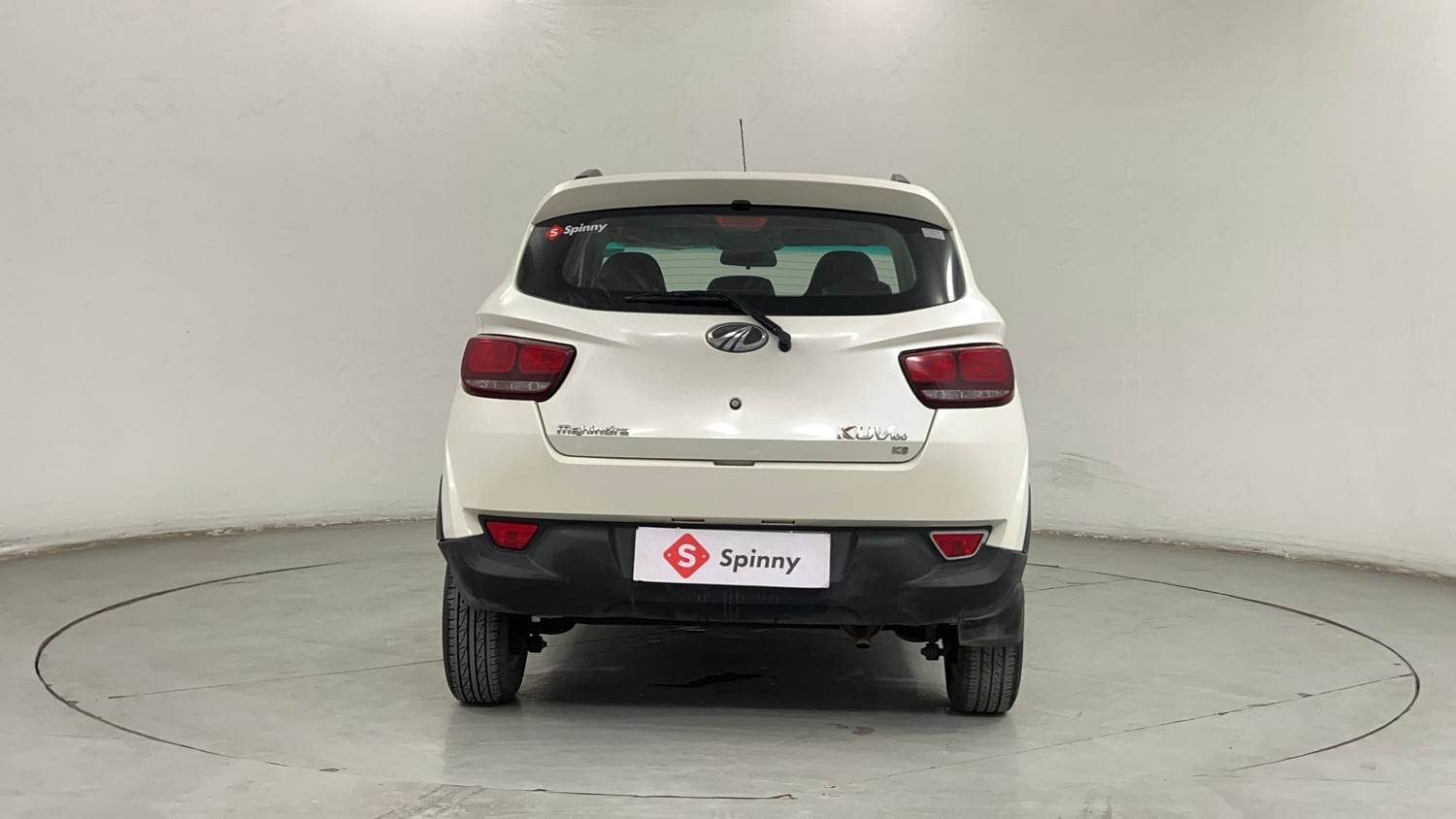 Used 2016 Mahindra KUV100 K8 6 STR Petrol Manual exterior BACK VIEW