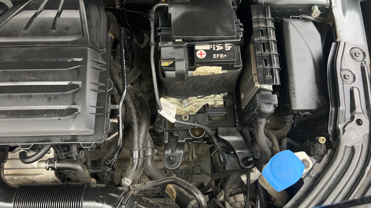 Used 2022 Skoda Slavia Style 1.0L TSI MT Petrol Manual engine ENGINE LEFT SIDE VIEW