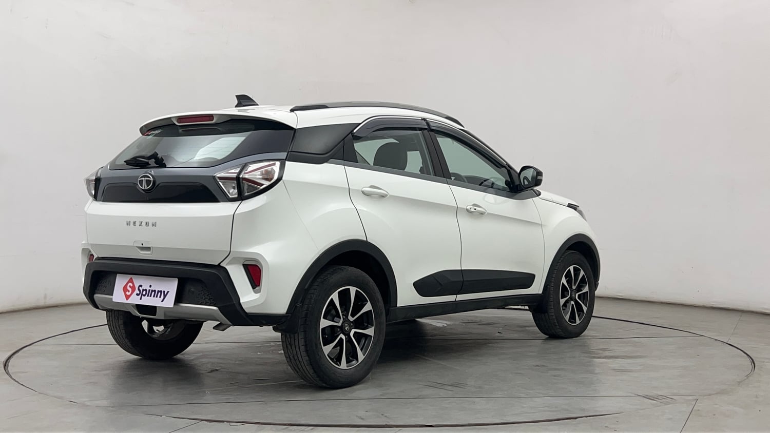 Used 2021 Tata Nexon XZA Plus (O) Diesel Diesel Automatic exterior RIGHT REAR CORNER VIEW