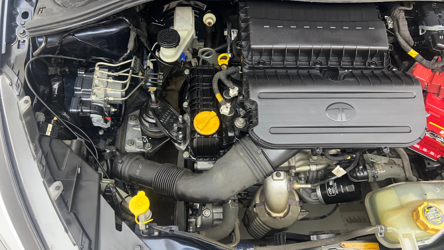 Used 2022 Tata Tigor XZ Plus CNG Cng Manual engine ENGINE RIGHT SIDE VIEW