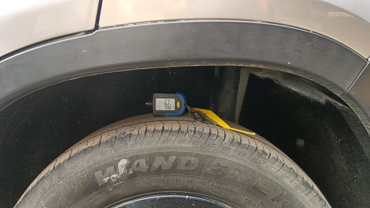 Used 2019 Maruti Suzuki Vitara Brezza [2016-2020] ZDi Diesel Manual tyres LEFT REAR TYRE TREAD VIEW