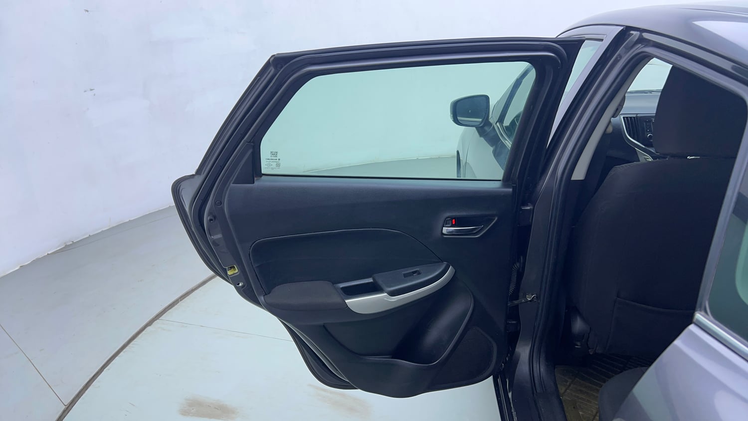 Used 2017 Maruti Suzuki Baleno Zeta 1.2 AT Petrol Automatic interior LEFT REAR DOOR OPEN VIEW