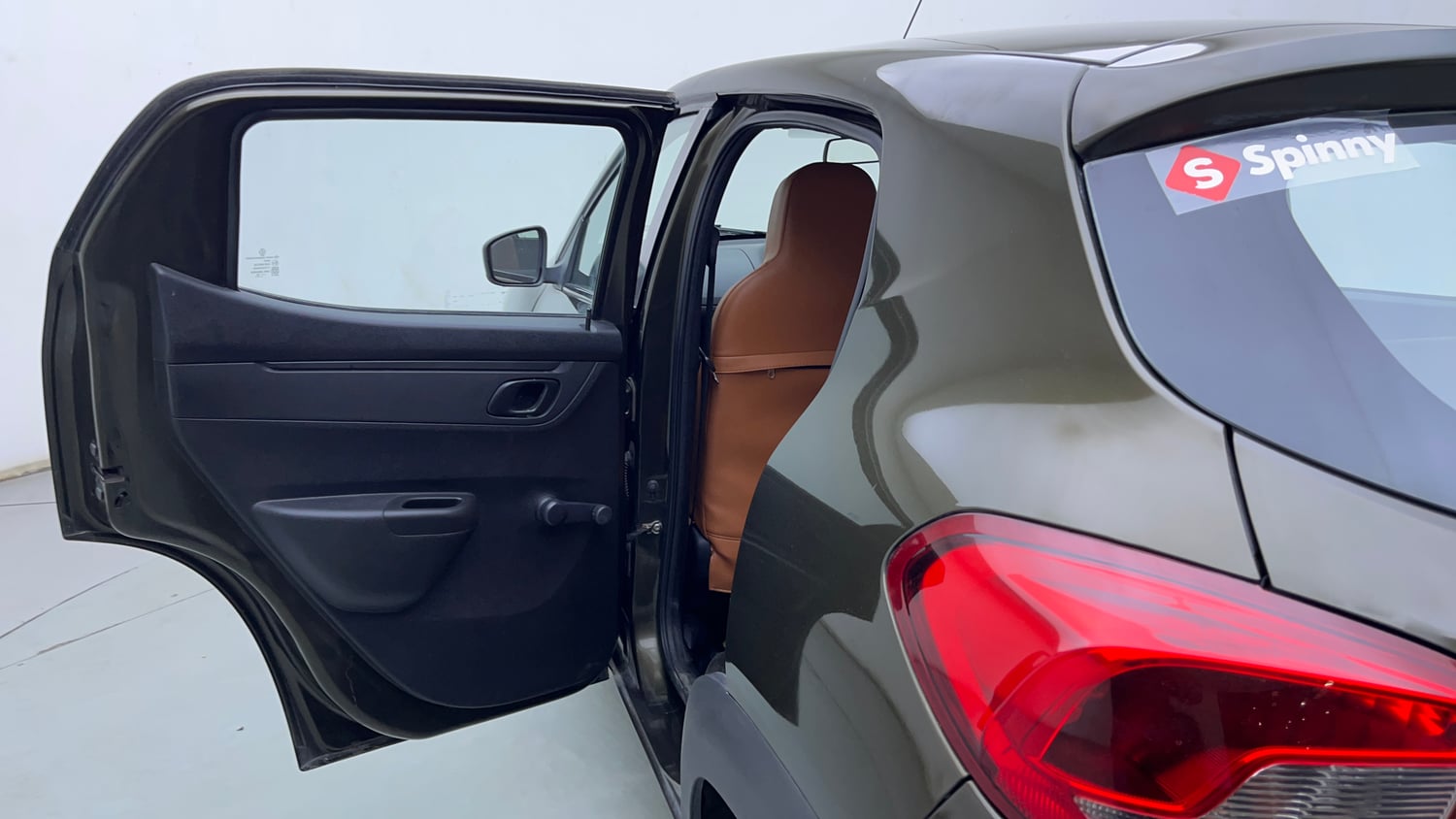 Used 2018 Renault Kwid 1.0 RXT Petrol Manual interior LEFT REAR DOOR OPEN VIEW