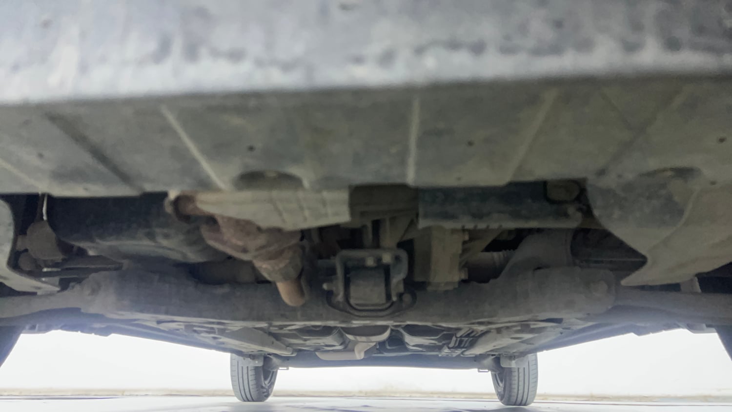 Used 2019 Hyundai Santro Sportz AMT Petrol Automatic extra FRONT LEFT UNDERBODY VIEW