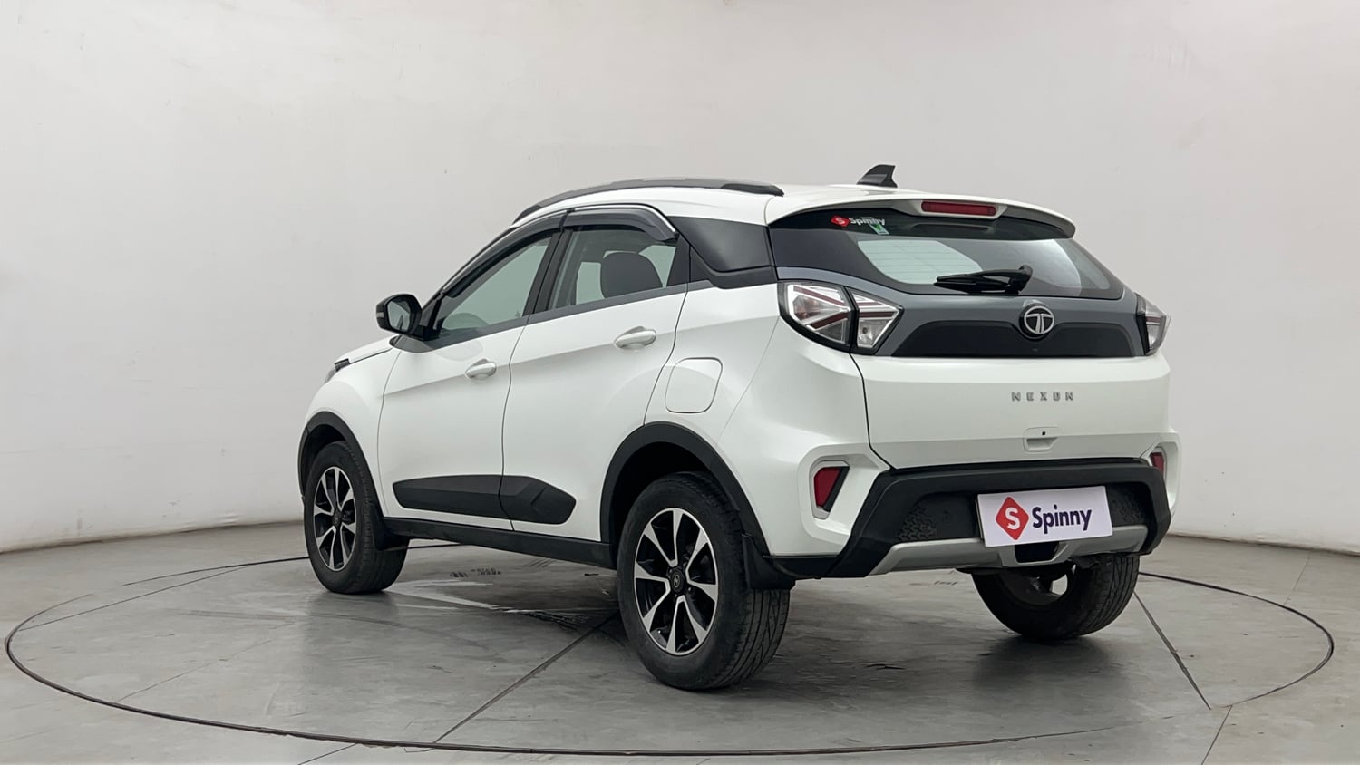 Used 2021 Tata Nexon XZA Plus (O) Diesel Diesel Automatic exterior LEFT REAR CORNER VIEW