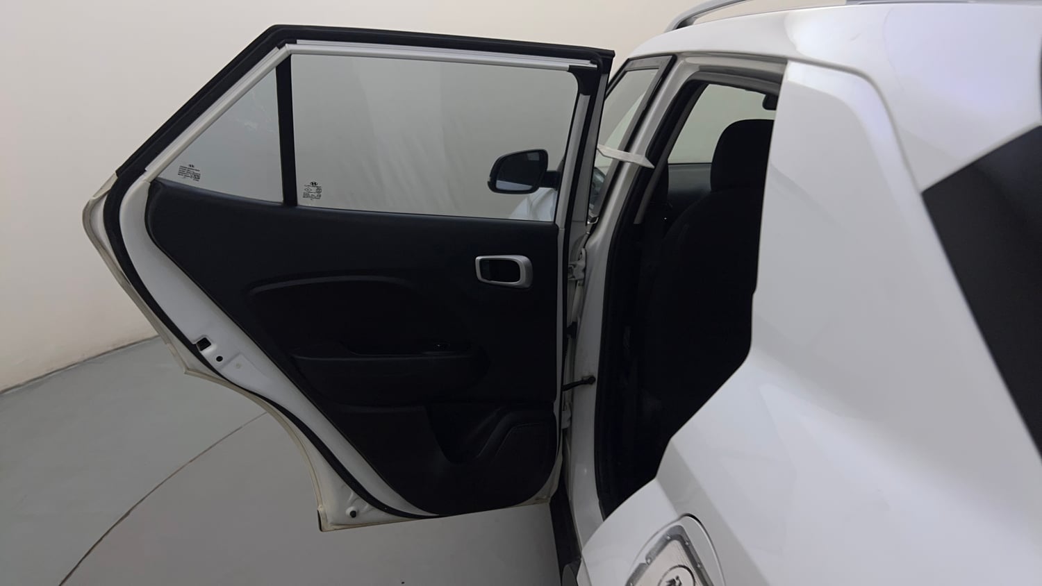 Used 2019 Hyundai Venue SX Plus 1.0 Turbo DCT Petrol Automatic interior LEFT REAR DOOR OPEN VIEW