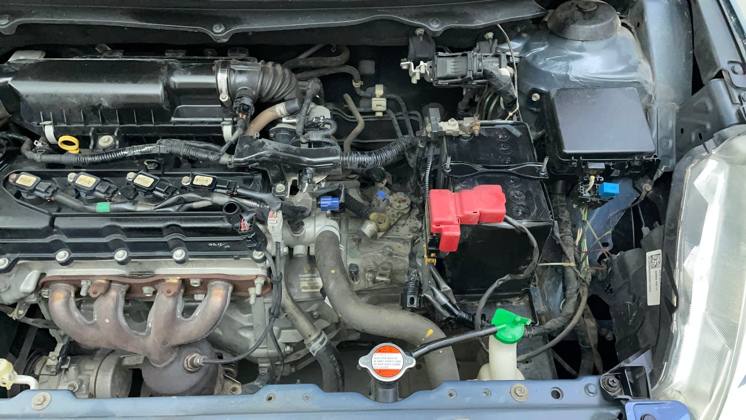 Used 2017 Maruti Suzuki Baleno Delta 1.2 Petrol Manual engine ENGINE LEFT SIDE VIEW