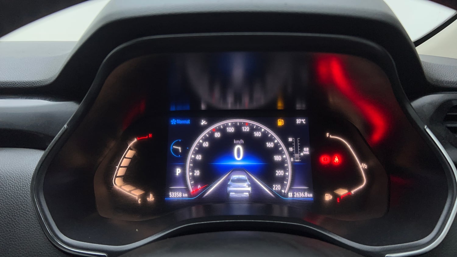 Used 2022 Renault Kiger RXZ Turbo CVT Petrol Automatic interior CLUSTERMETER VIEW