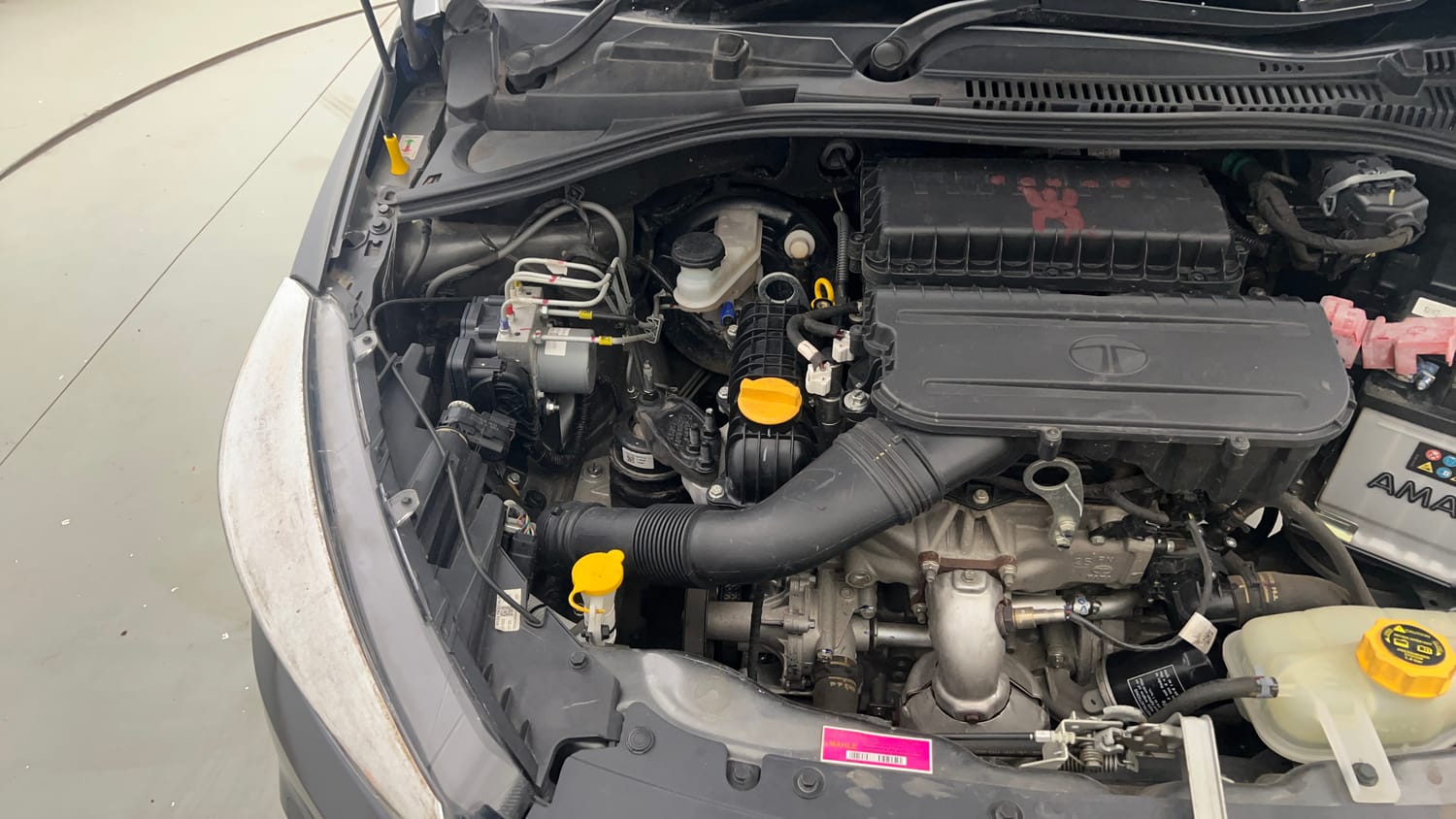 Used 2025 Tata Tiago XZ Plus Petrol Manual engine ENGINE RIGHT SIDE VIEW