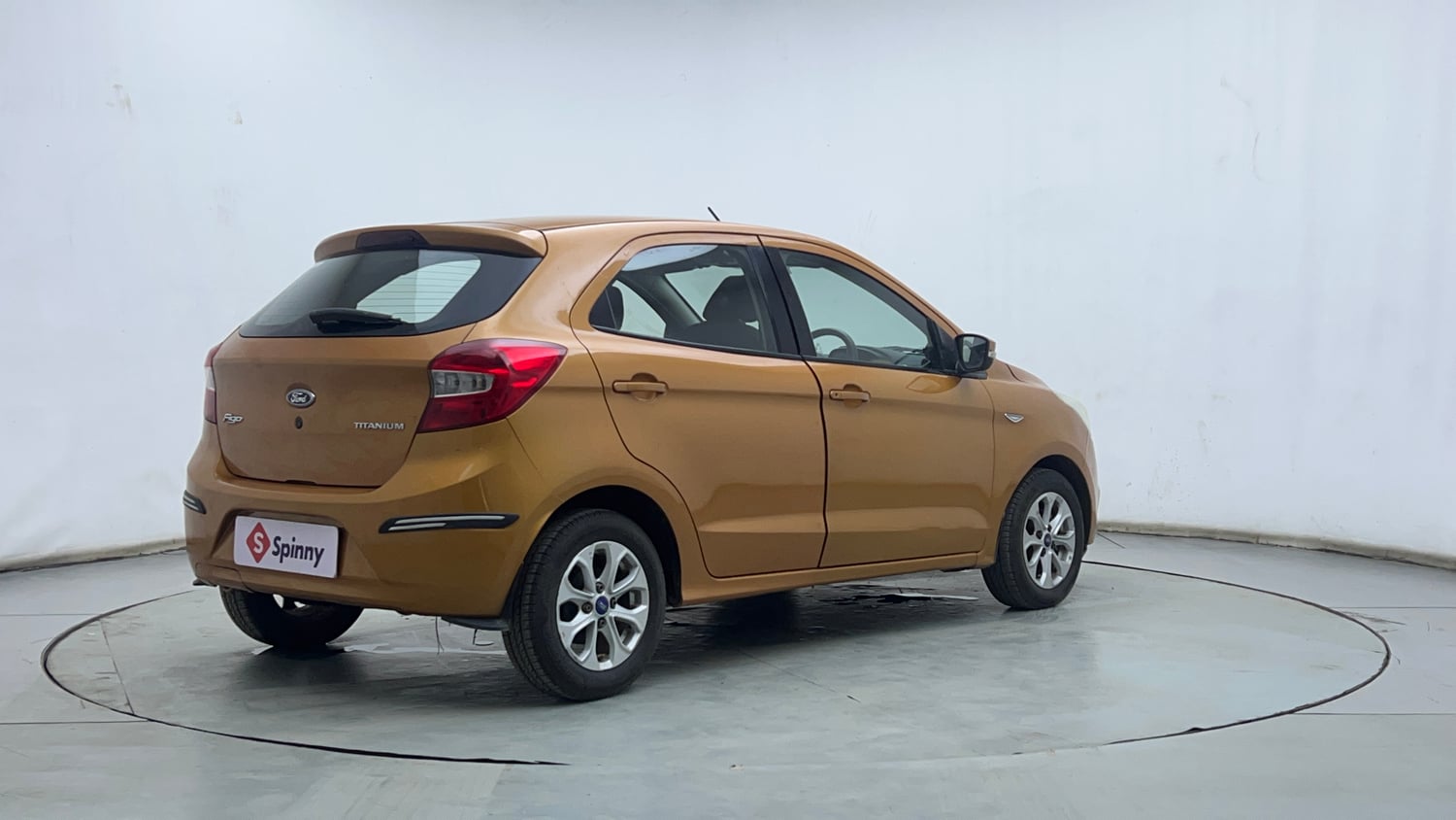 Used 2016 Ford Figo Titanium Plus 1.2 Ti-VCT Petrol Manual exterior RIGHT REAR CORNER VIEW