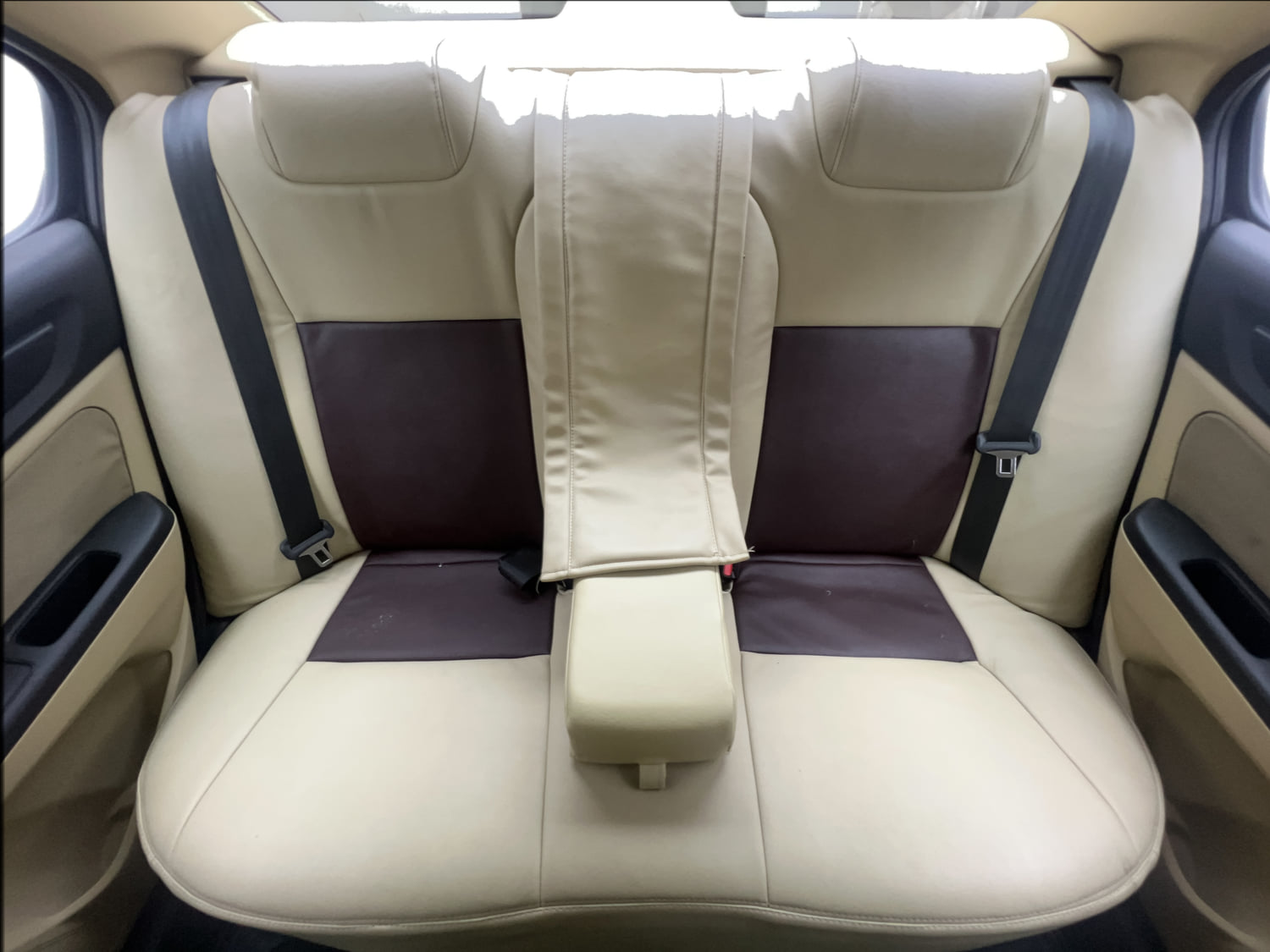 Used 2019 Honda Amaze 1.2 S MT Petrol Petrol Manual interior REAR SEAT CONDITION VIEW