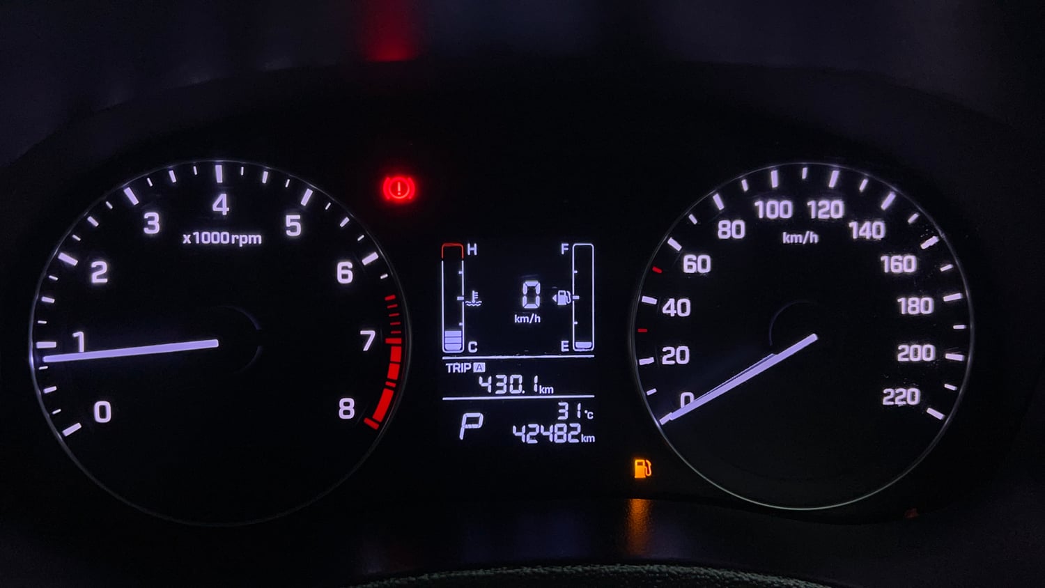 Used 2017 Hyundai Creta 1.6 SX Plus AT Petrol Petrol Automatic interior CLUSTERMETER VIEW