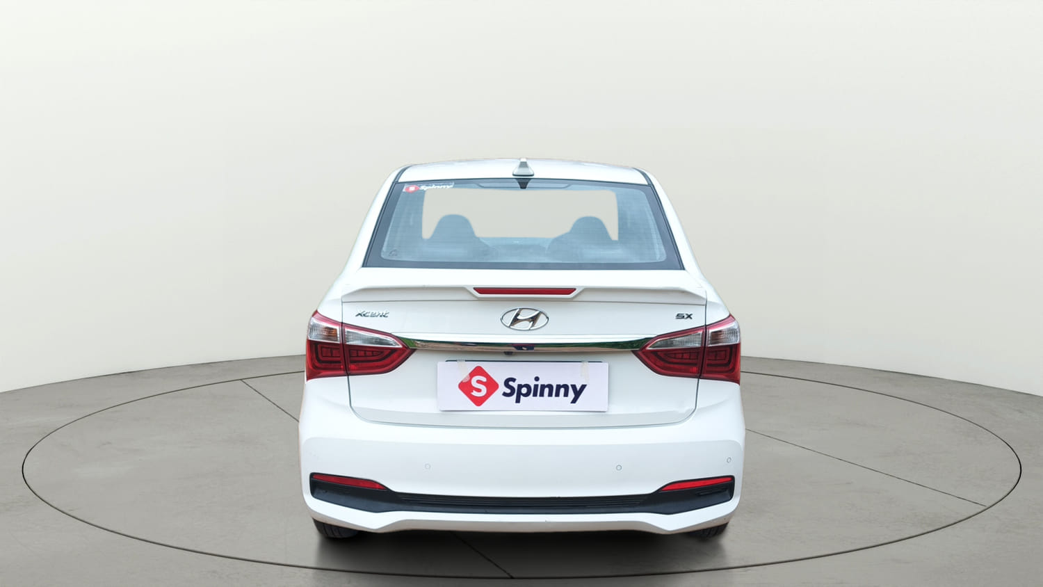 Used 2018 Hyundai Xcent SX Petrol Manual exterior BACK VIEW