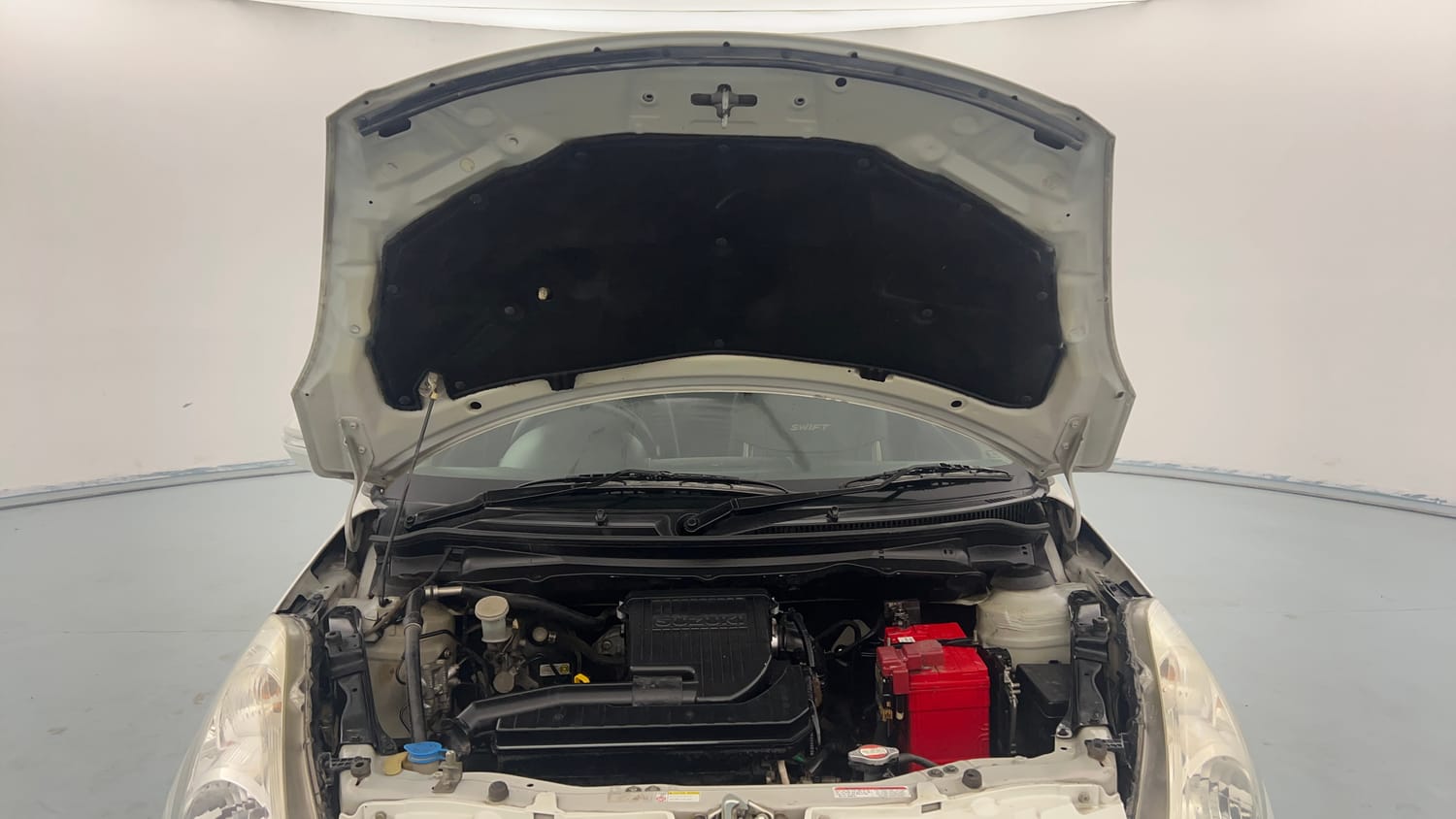 Used 2016 Maruti Suzuki Swift VXi Petrol Manual engine ENGINE & BONNET OPEN FRONT VIEW