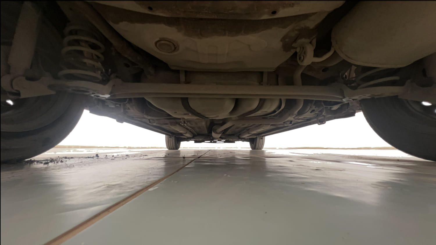 Used 2017 Maruti Suzuki Celerio VXi AMT Petrol Automatic extra REAR UNDERBODY VIEW (TAKEN FROM REAR)