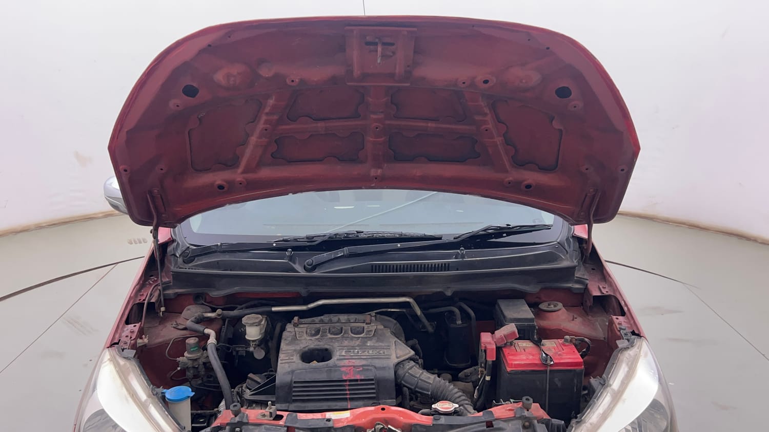 Used 2017 Maruti Suzuki Celerio VXi AMT Petrol Automatic engine ENGINE & BONNET OPEN FRONT VIEW