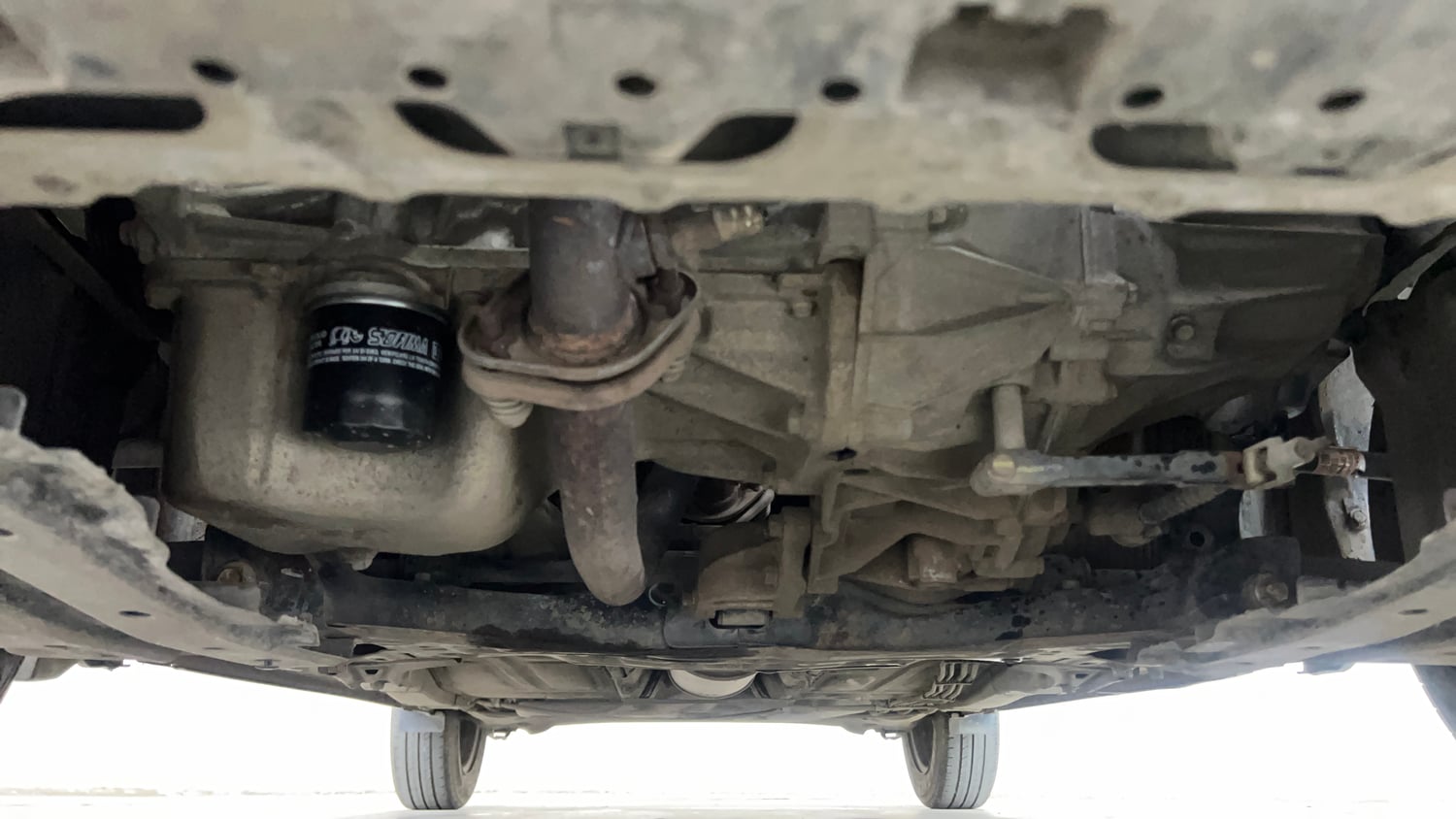 Used 2019 Maruti Suzuki Baleno Delta Petrol Manual extra FRONT LEFT UNDERBODY VIEW