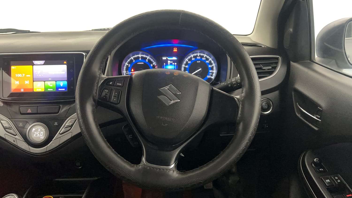 Used 2022 Maruti Suzuki Baleno Zeta Petrol Manual interior STEERING VIEW