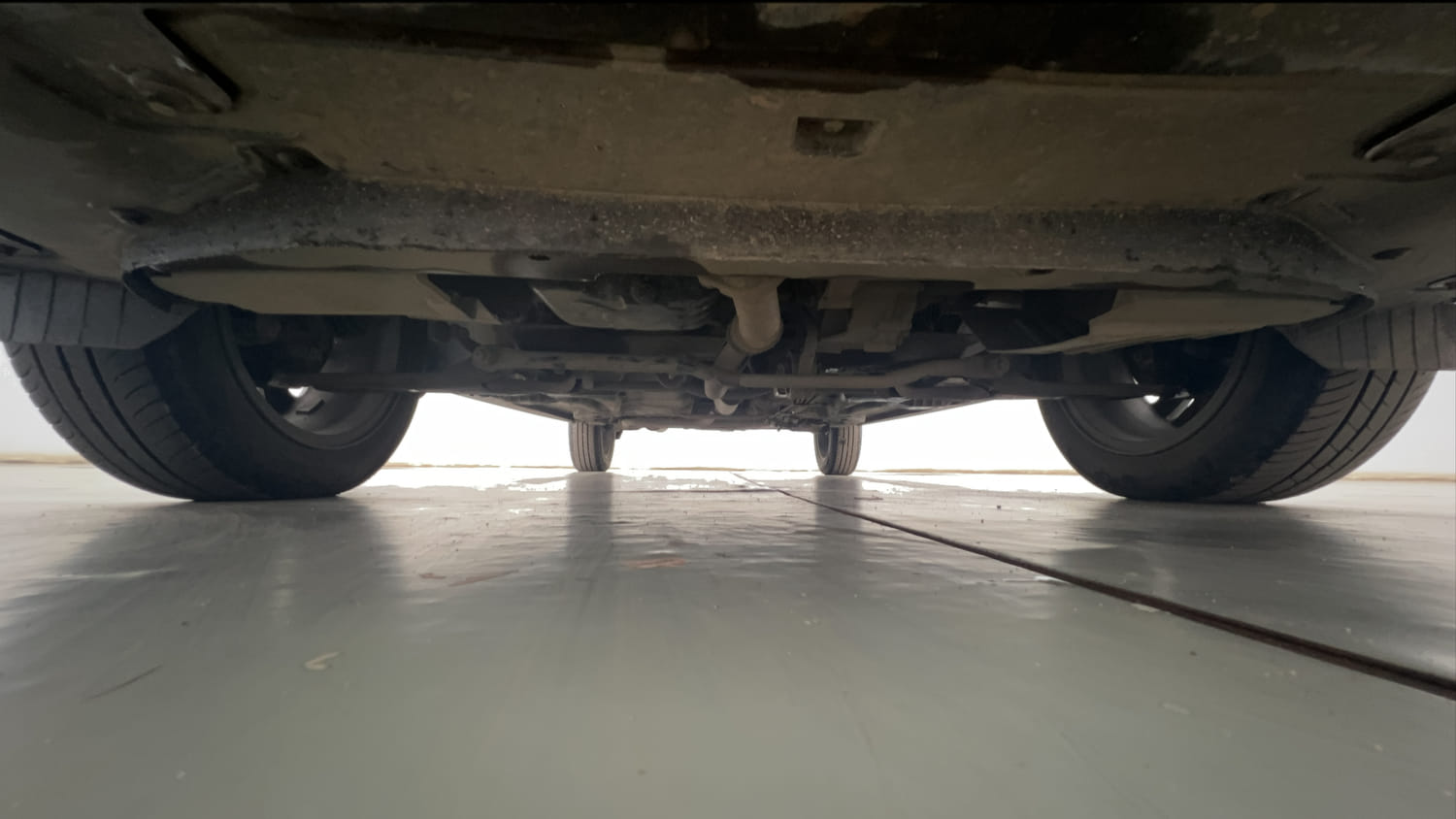 Used 2025 Tata Tiago XZ Plus Petrol Manual extra FRONT LEFT UNDERBODY VIEW