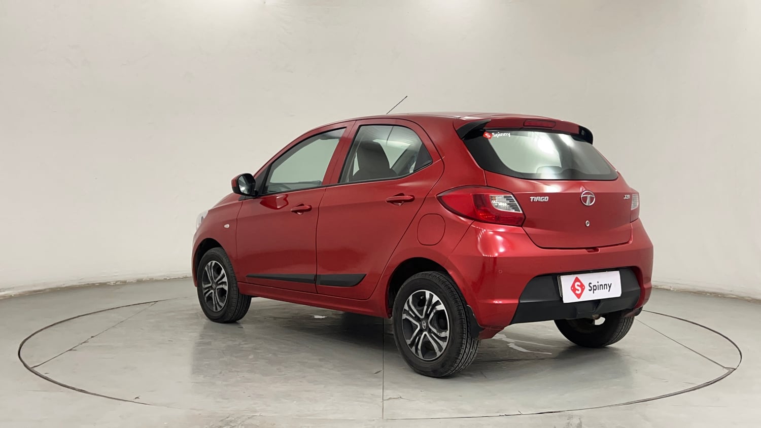 Used 2019 Tata Tiago Revotron XZA Petrol Automatic exterior LEFT REAR CORNER VIEW