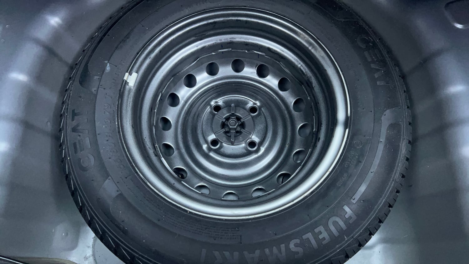 Used 2019 Hyundai Santro Sportz AMT Petrol Automatic tyres SPARE TYRE VIEW