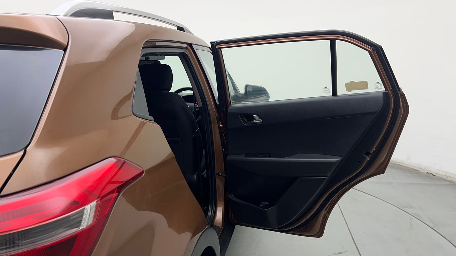 Used 2017 Hyundai Creta 1.6 SX Plus AT Petrol Petrol Automatic interior RIGHT REAR DOOR OPEN VIEW