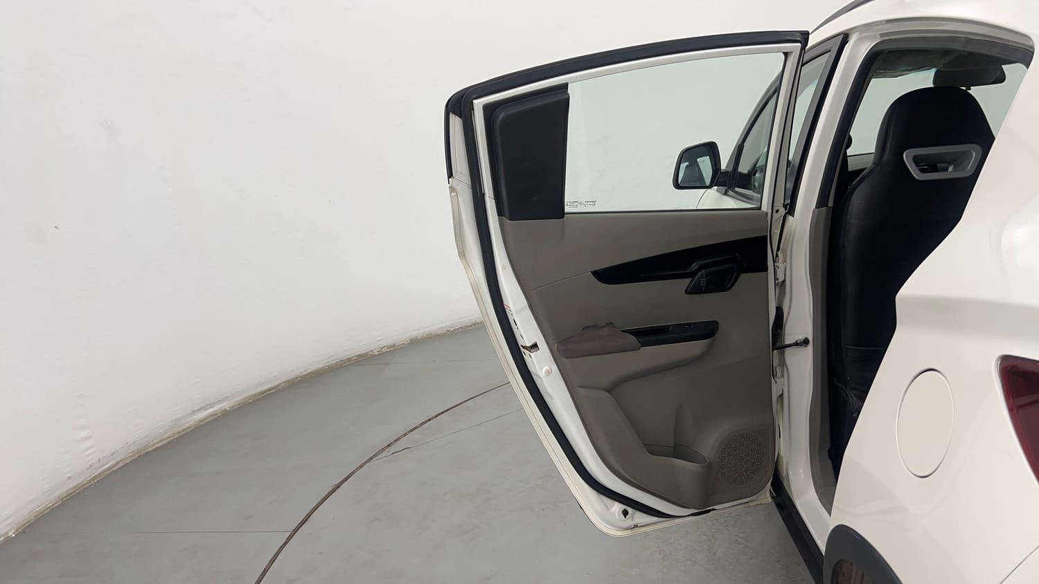 Used 2016 Mahindra KUV100 K8 6 STR Petrol Manual interior LEFT REAR DOOR OPEN VIEW