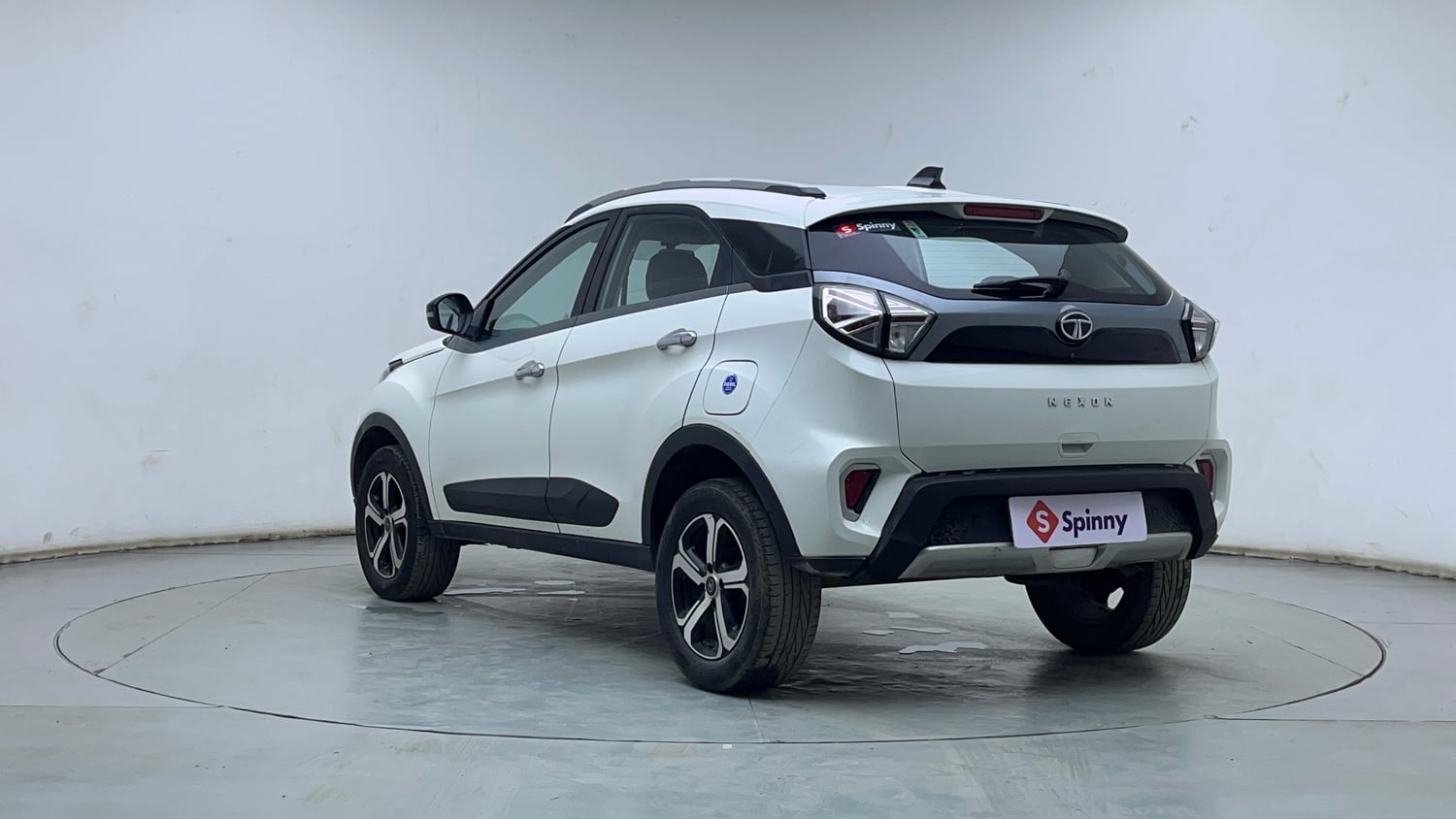 Used 2021 Tata Nexon XZ Plus Diesel Diesel Manual exterior LEFT REAR CORNER VIEW
