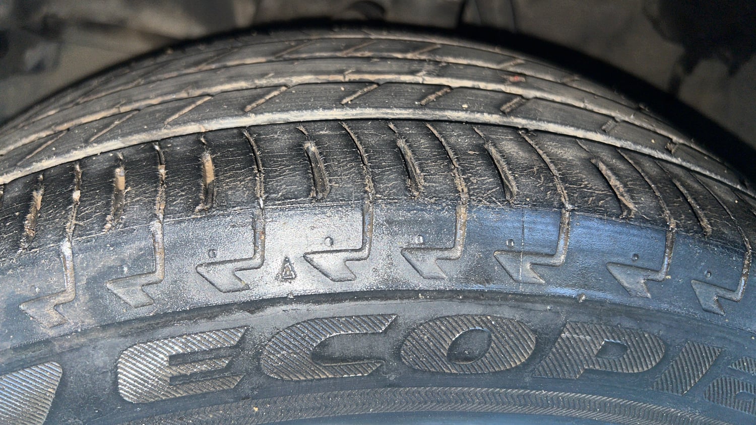 Used 2018 Honda WR-V VX MT Petrol Petrol Manual tyres LEFT FRONT TYRE TREAD VIEW