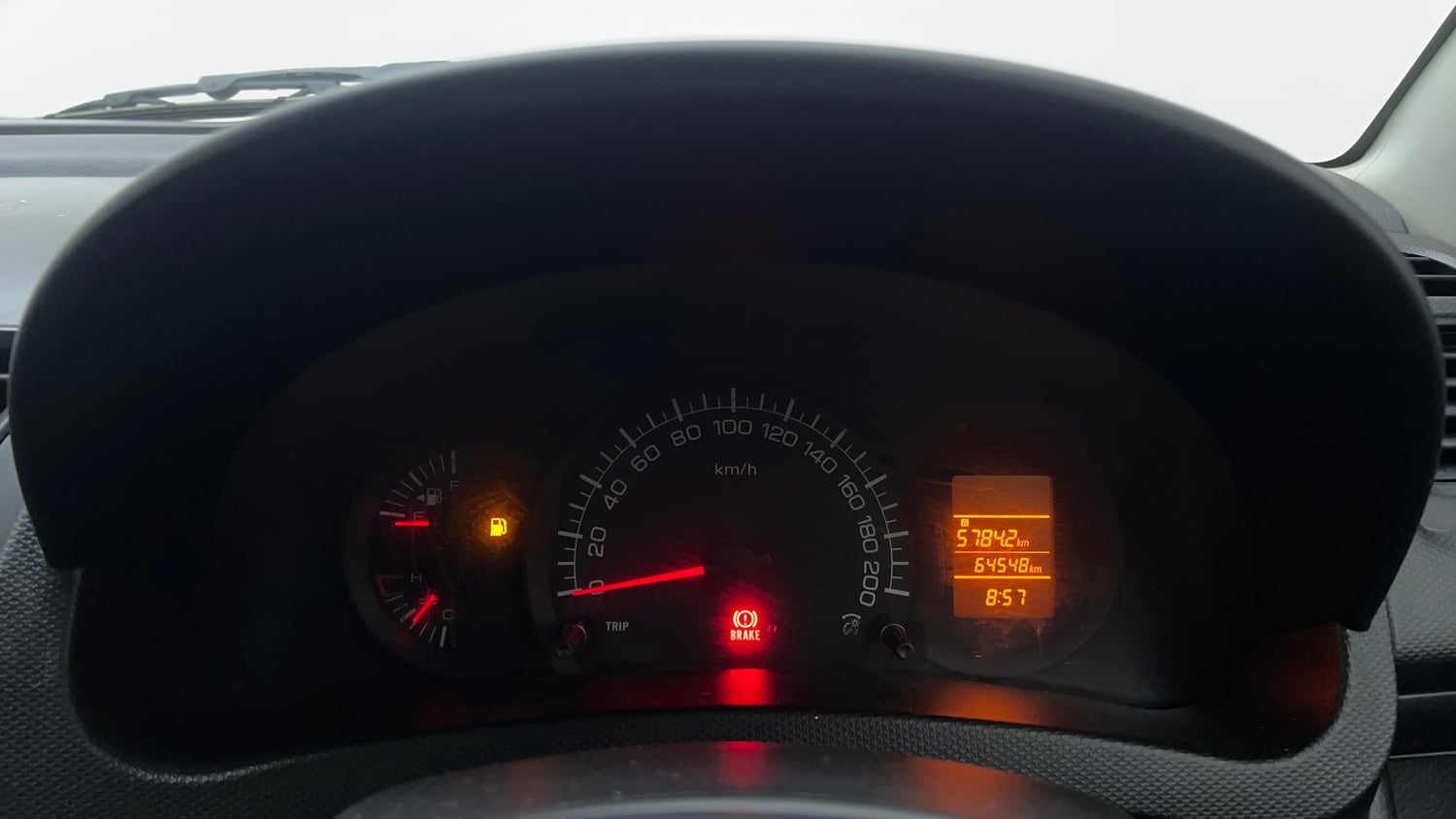 Used 2014 Maruti Suzuki Swift LXi Petrol Manual interior CLUSTERMETER VIEW