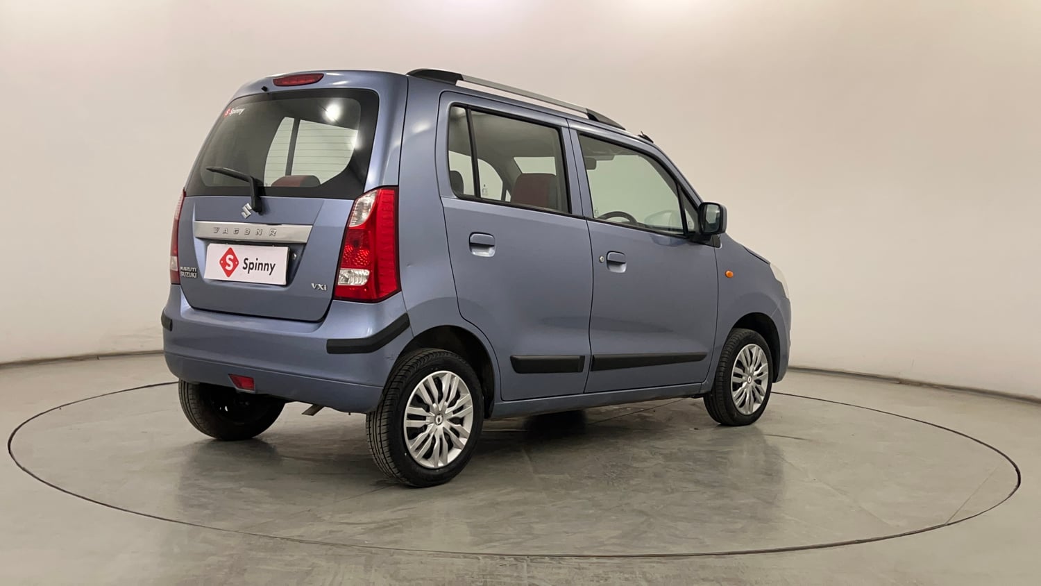 Used 2014 Maruti Suzuki Wagon R VXI Petrol Manual exterior RIGHT REAR CORNER VIEW