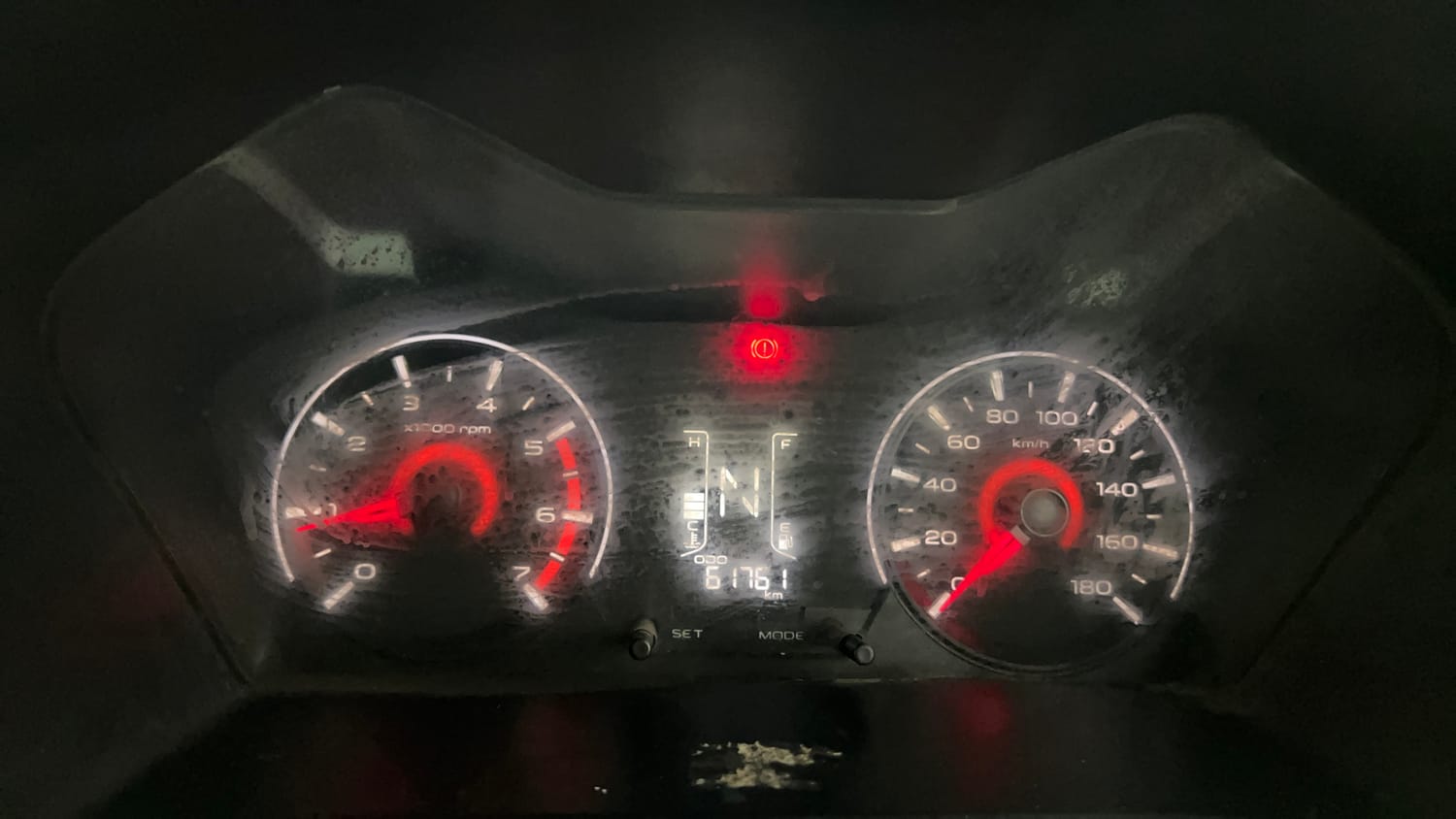 Used 2016 Mahindra KUV100 K8 6 STR Petrol Manual interior CLUSTERMETER VIEW