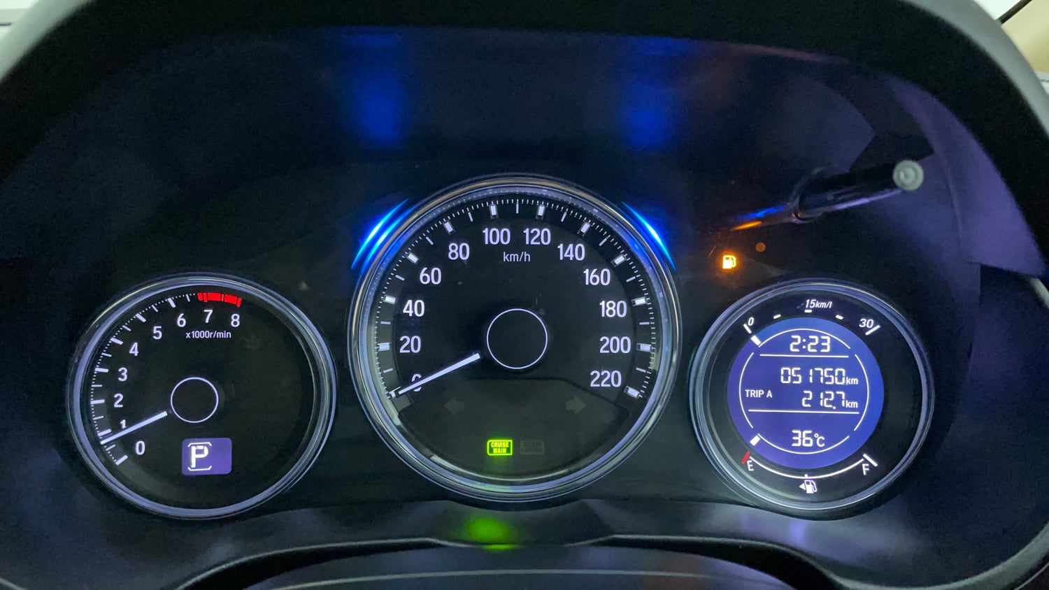 Used 2020 Honda City VX CVT Petrol Petrol Automatic interior CLUSTERMETER VIEW