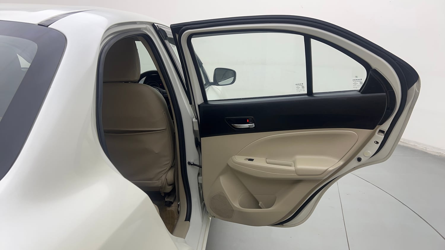 Used 2019 Maruti Suzuki Dzire VXi Petrol Manual interior RIGHT REAR DOOR OPEN VIEW