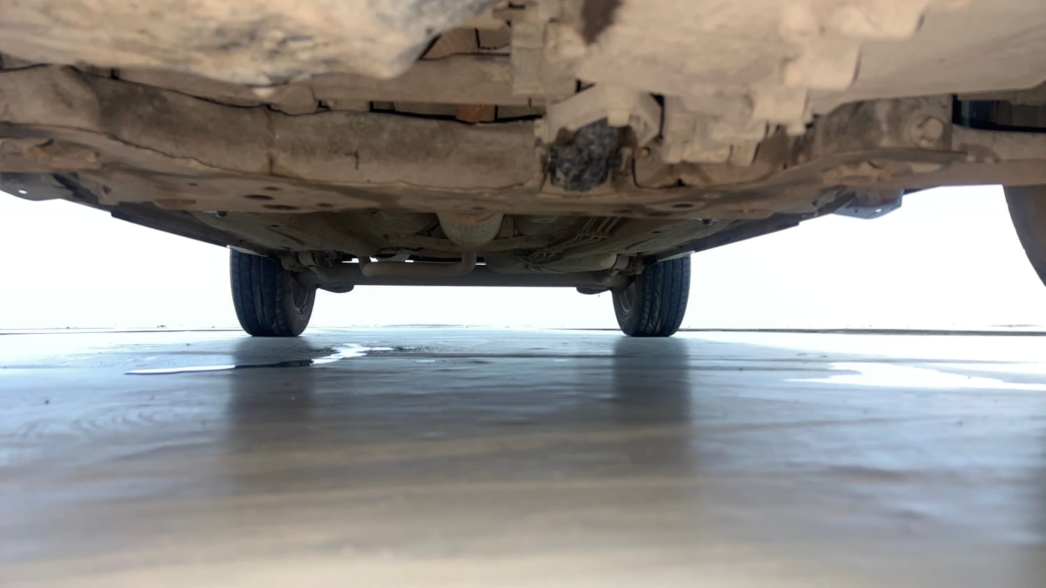 Used 2019 Ford EcoSport Titanium + 1.5L Ti-VCT AT Petrol Automatic extra FRONT LEFT UNDERBODY VIEW