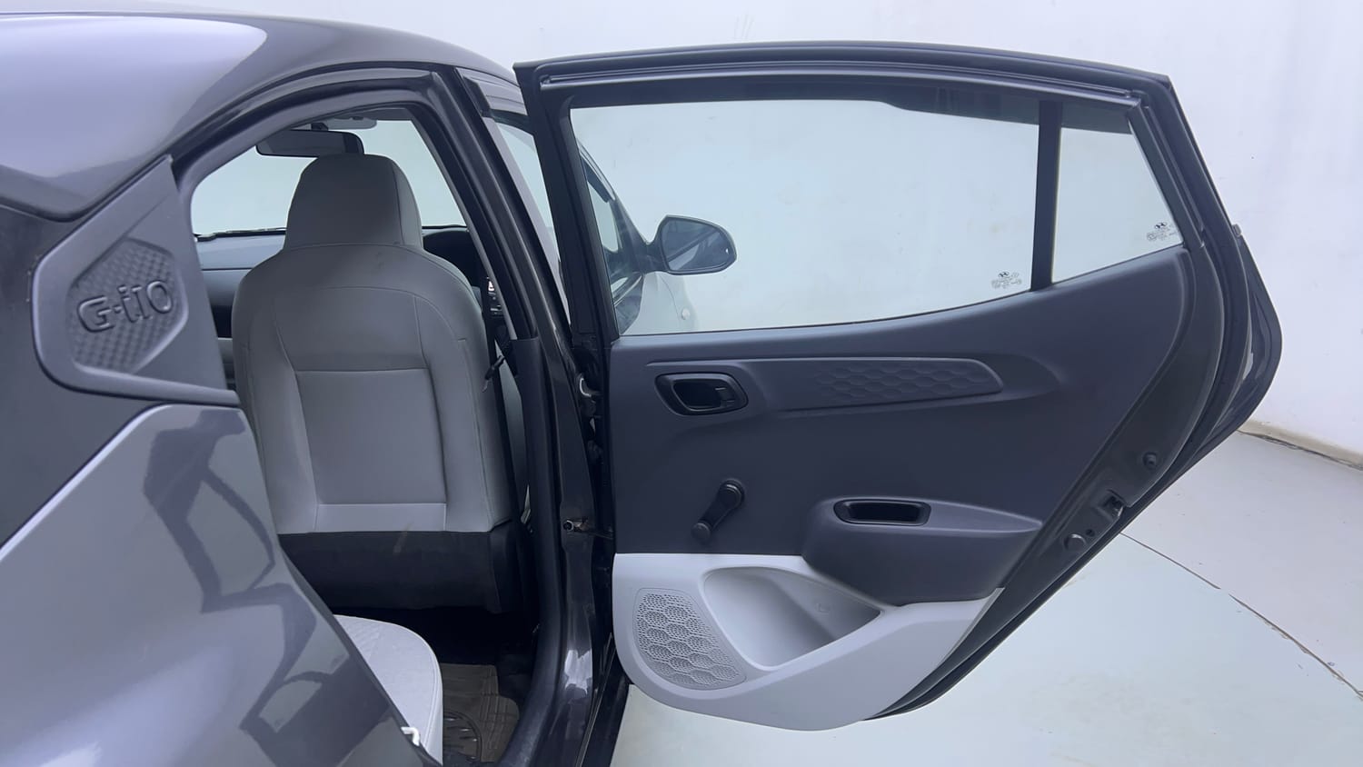 Used 2023 Hyundai Grand i10 Nios Era 1.2 Kappa VTVT Petrol Manual interior RIGHT REAR DOOR OPEN VIEW