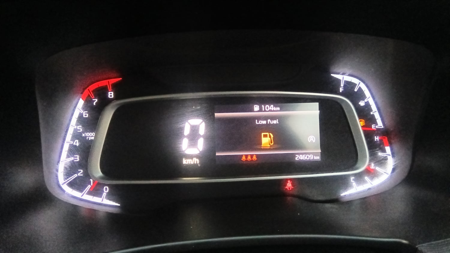 Used 2025 Kia Sonet HTK Plus (O) 1.2 Petrol MT Petrol Manual interior CLUSTERMETER VIEW