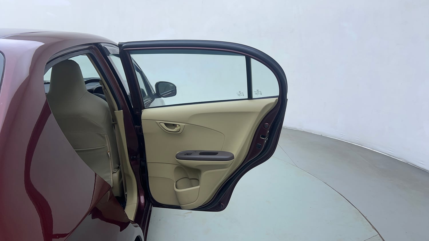 Used 2014 Honda Amaze 1.2 S AT i-VTEC Petrol Automatic interior RIGHT REAR DOOR OPEN VIEW