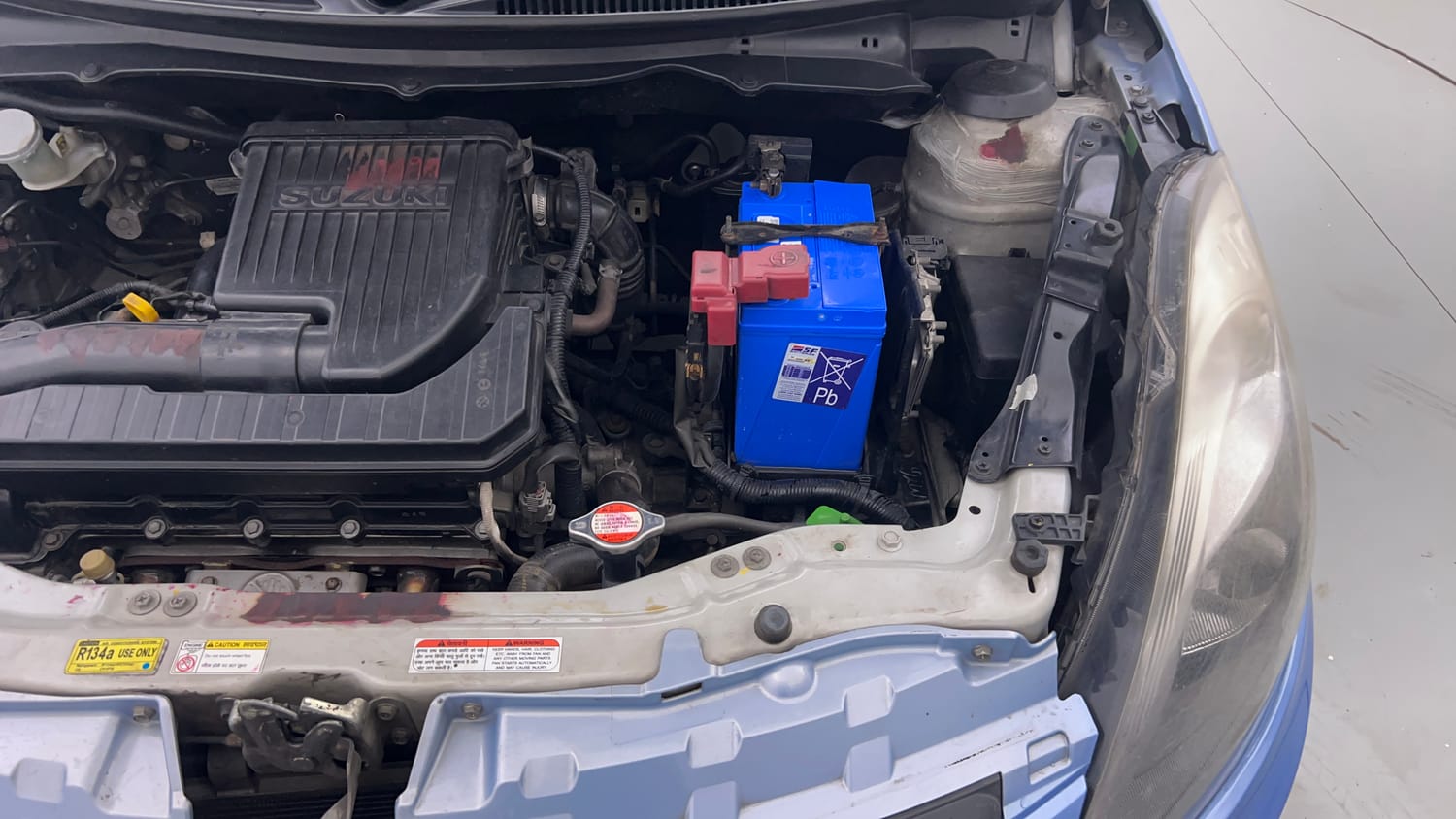 Used 2015 Maruti Suzuki Swift Dzire VXI Petrol Manual engine ENGINE LEFT SIDE VIEW