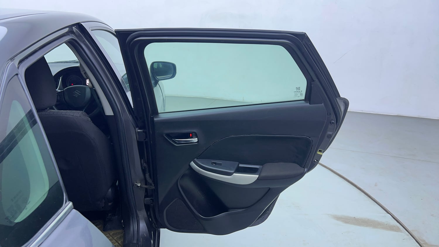 Used 2017 Maruti Suzuki Baleno Zeta 1.2 AT Petrol Automatic interior RIGHT REAR DOOR OPEN VIEW