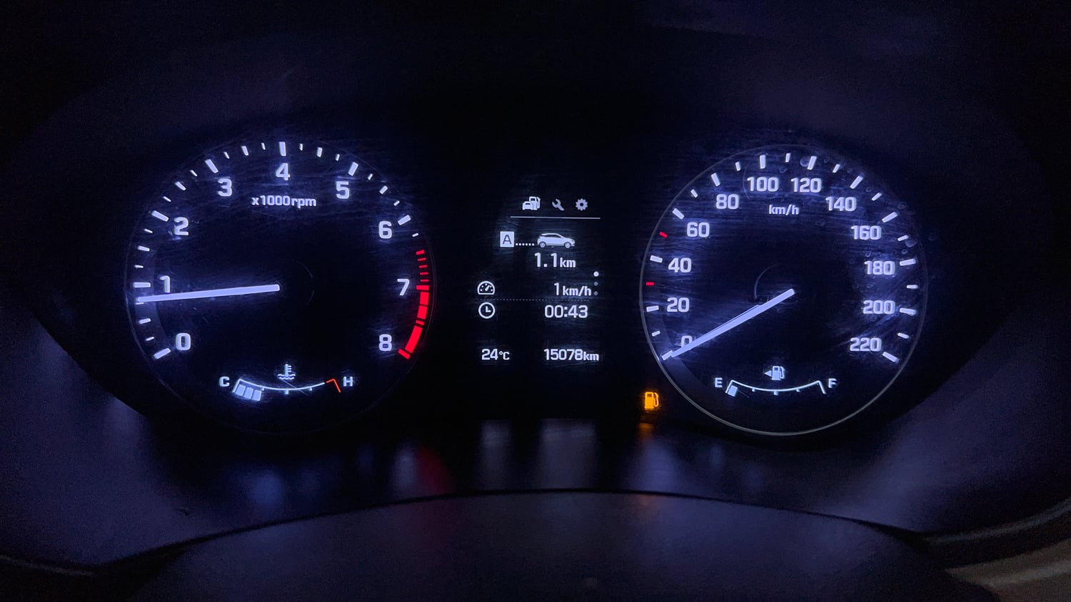 Used 2015 Hyundai Elite i20 Asta 1.2 Petrol Manual interior CLUSTERMETER VIEW