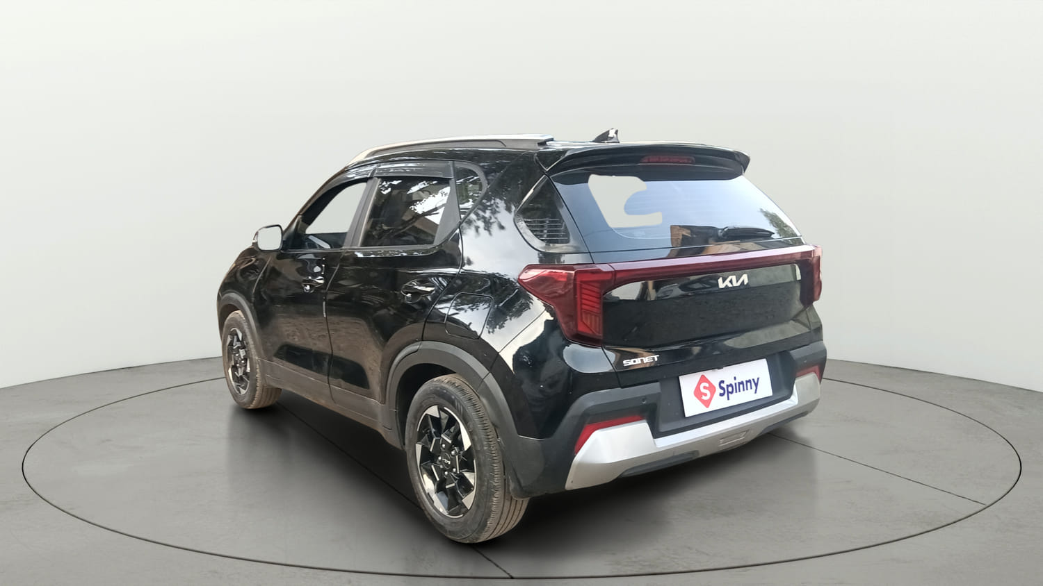 Used 2025 Kia Sonet HTK Plus (O) 1.2 Petrol MT Petrol Manual exterior LEFT REAR CORNER VIEW