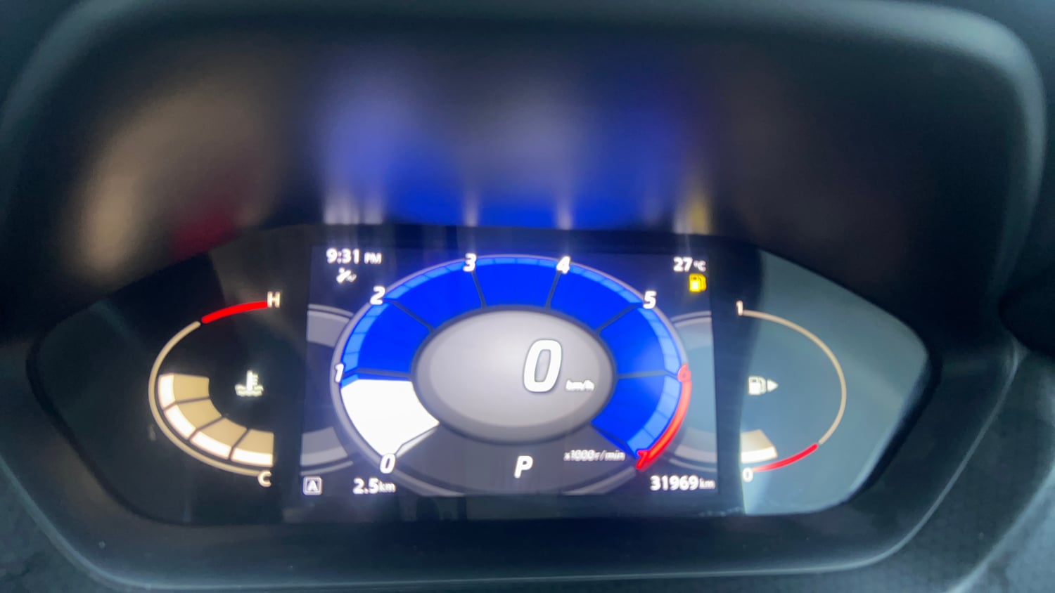 Used 2021 Nissan Magnite XV Premium Turbo CVT Petrol Automatic interior CLUSTERMETER VIEW