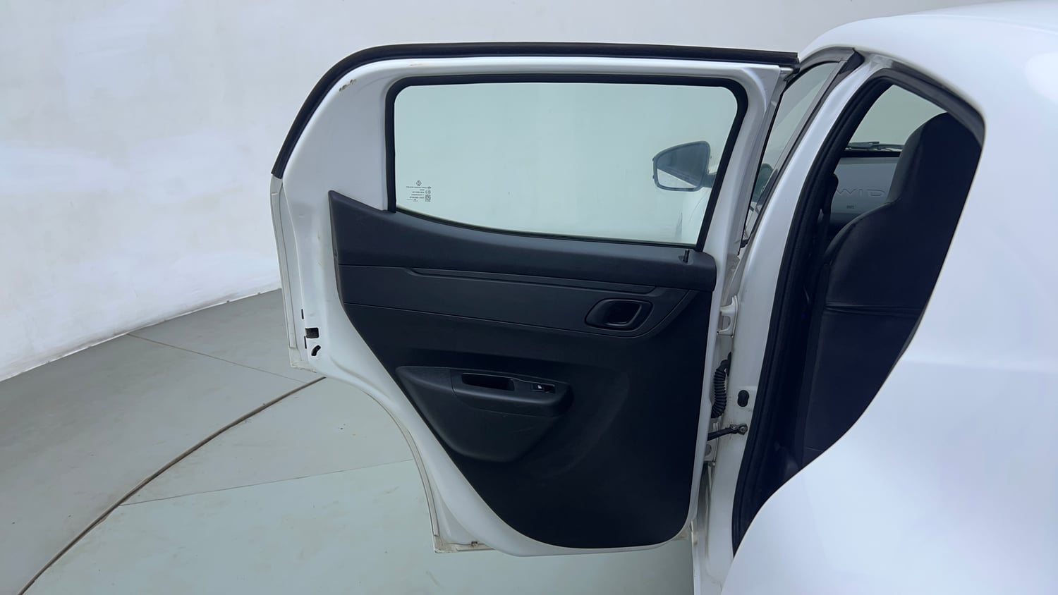 Used 2020 Renault Kwid 1.0 RXT Opt Petrol Manual interior LEFT REAR DOOR OPEN VIEW
